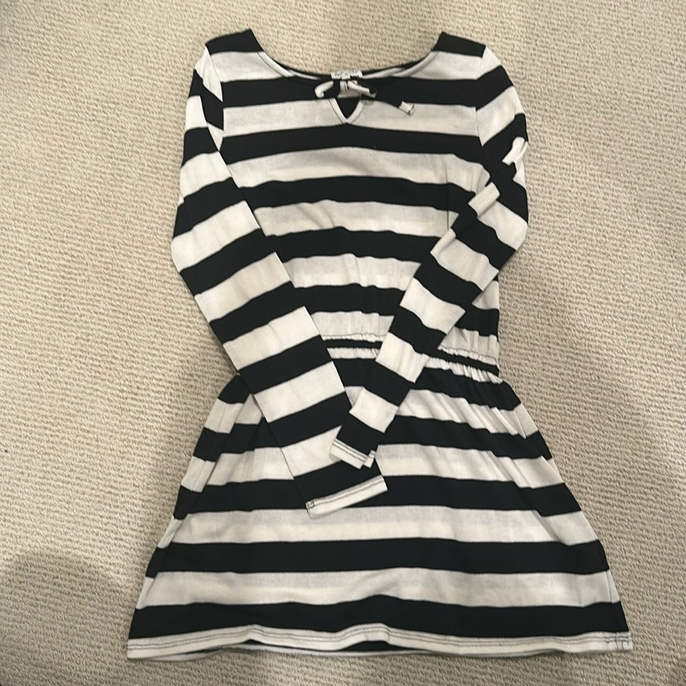Splendid Girls Dress  - Black + White